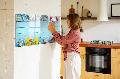 Beschreibbare Magnettafel für Strand-Gadgets