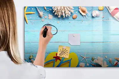 Beschreibbare Magnettafel für Strand-Gadgets