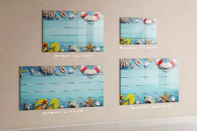 Beschreibbare Magnettafel für Strand-Gadgets