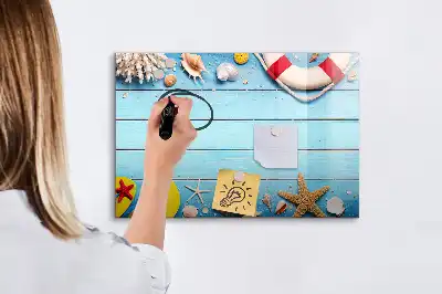 Beschreibbare Magnettafel für Strand-Gadgets