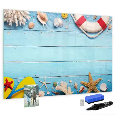 Beschreibbare Magnettafel für Strand-Gadgets