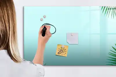 Beschreibbare Magnettafel im Design Exotische Blätter