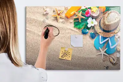 Beschreibbare Magnettafel vielseitiges Sommerzubehör für den Außenbereich