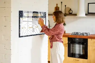 Beschreibbare Magnettafel himmlischer Mahlzeitenplaner