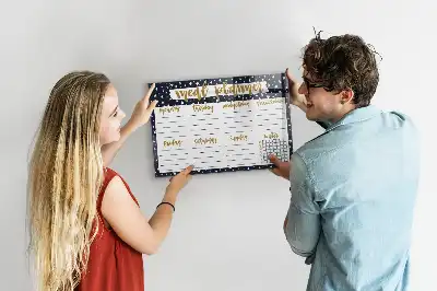 Beschreibbare Magnettafel himmlischer Mahlzeitenplaner