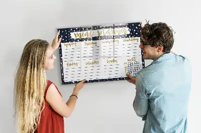 Beschreibbare Magnettafel himmlischer Mahlzeitenplaner