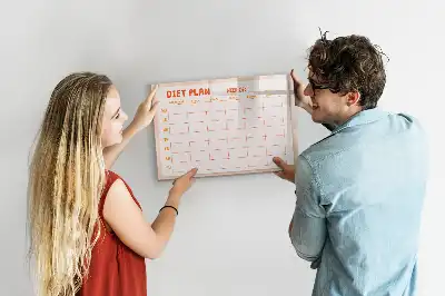Schreib-Magnettafel mit wöchentlichem Mahlzeitenplaner