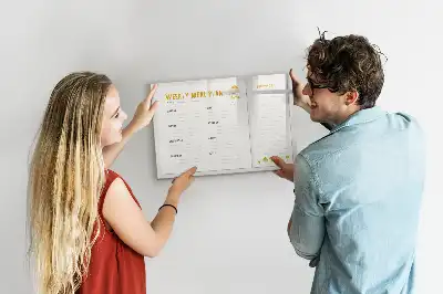 Schreib-Magnettafel zur Mahlzeitenplanung