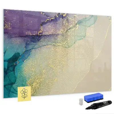 Schreib-Magnettafel mit elegantem Abstraktions-Design