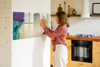Schreib-Magnettafel mit elegantem Abstraktions-Design