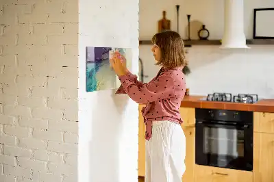Schreib-Magnettafel mit elegantem Abstraktions-Design
