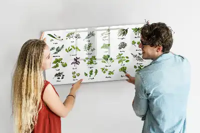 Schreib-Magnettafel mit dem Motiv Baumarten