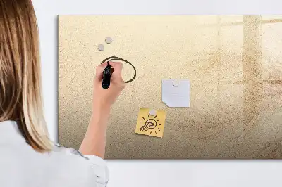 Schreib-Magnettafel mit Motiv abstrakte Blätter