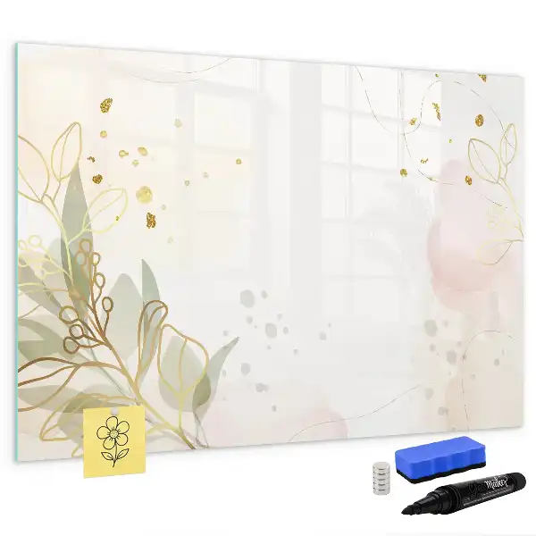 Beschreibbare Magnettafel Motiv Pastell-Abstraktion