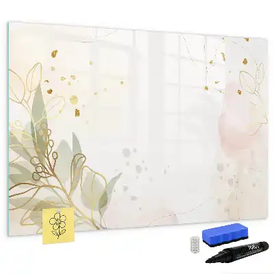 Beschreibbare Magnettafel Motiv Pastell-Abstraktion