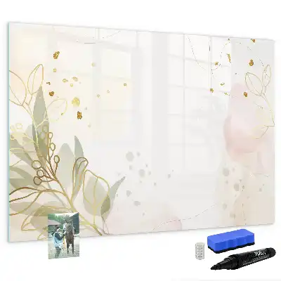 Beschreibbare Magnettafel Motiv Pastell-Abstraktion