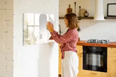 Beschreibbare Magnettafel Motiv Pastell-Abstraktion