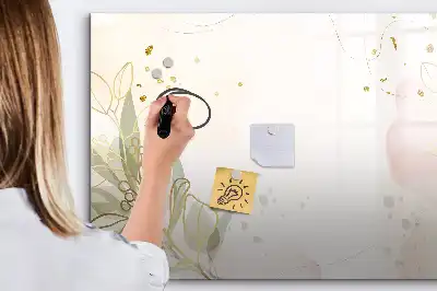 Beschreibbare Magnettafel Motiv Pastell-Abstraktion
