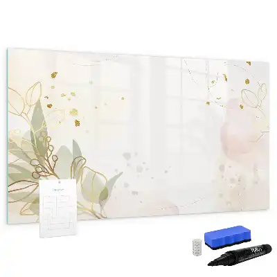 Beschreibbare Magnettafel Motiv Pastell-Abstraktion