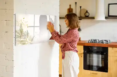 Beschreibbare Magnettafel Motiv Pastell-Abstraktion