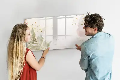 Beschreibbare Magnettafel Motiv Pastell-Abstraktion