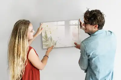 Beschreibbare Magnettafel Motiv Pastell-Abstraktion