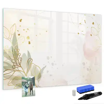Beschreibbare Magnettafel Motiv Pastell-Abstraktion
