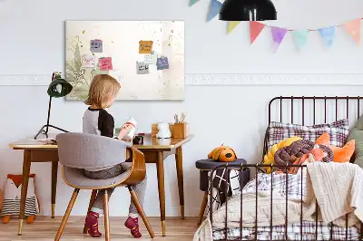 Beschreibbare Magnettafel Motiv Pastell-Abstraktion