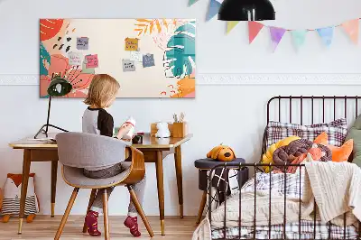 Schreib-Magnettafel mit Hawaiipflanzen-Motiv
