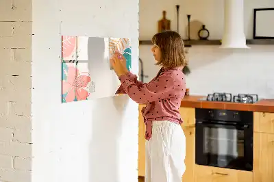Schreib-Magnettafel mit Hawaiipflanzen-Motiv