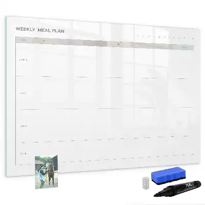 Beschreibbare Magnettafel in minimalistischem Design für Menüs