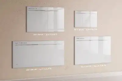 Beschreibbare Magnettafel in minimalistischem Design für Menüs