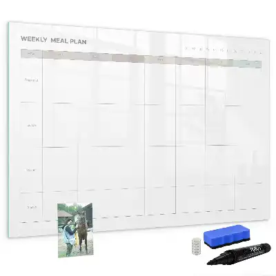 Beschreibbare Magnettafel in minimalistischem Design für Menüs