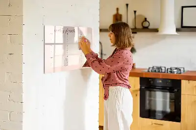 Schreib-Magnettafel bezaubernder Wochenplaner