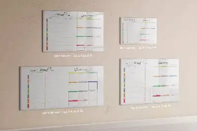 Schreib-Magnettafel für das Wochenmenü
