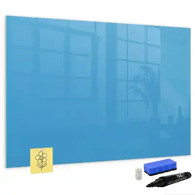 Schreib-Magnettafel in Hellblau