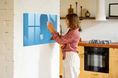 Schreib-Magnettafel in Hellblau