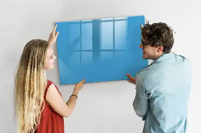 Schreib-Magnettafel in Hellblau