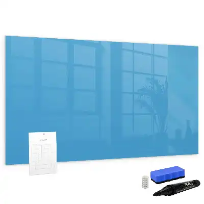 Schreib-Magnettafel in Hellblau