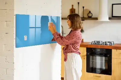 Schreib-Magnettafel in Hellblau