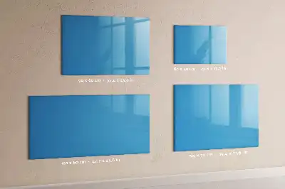 Schreib-Magnettafel in Hellblau