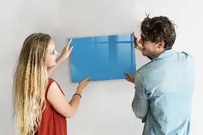 Schreib-Magnettafel in Hellblau
