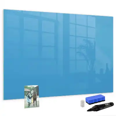 Schreib-Magnettafel in Hellblau