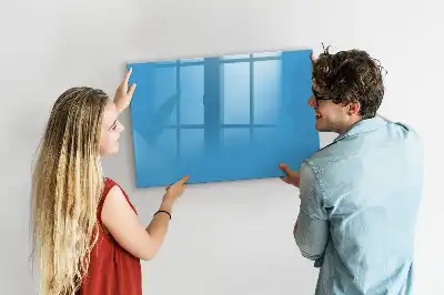 Schreib-Magnettafel in Hellblau