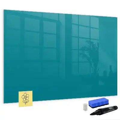 Beschreibbare Magnettafel in Dunkelblau