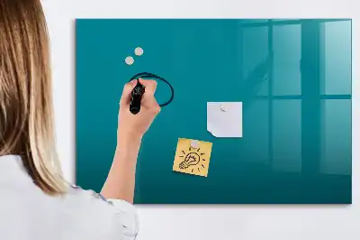 Beschreibbare Magnettafel in Dunkelblau