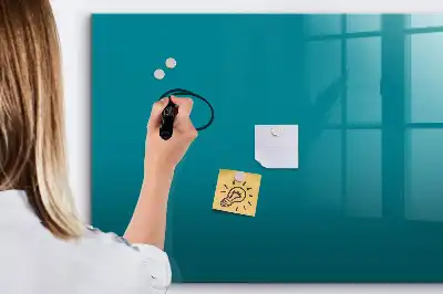 Beschreibbare Magnettafel in Dunkelblau