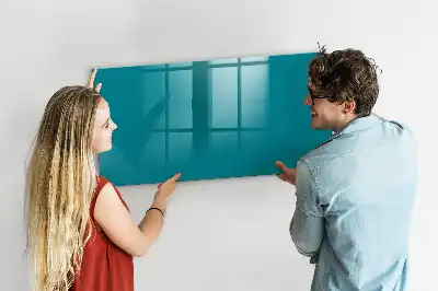 Beschreibbare Magnettafel in Dunkelblau