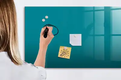 Beschreibbare Magnettafel in Dunkelblau
