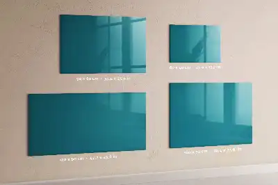 Beschreibbare Magnettafel in Dunkelblau